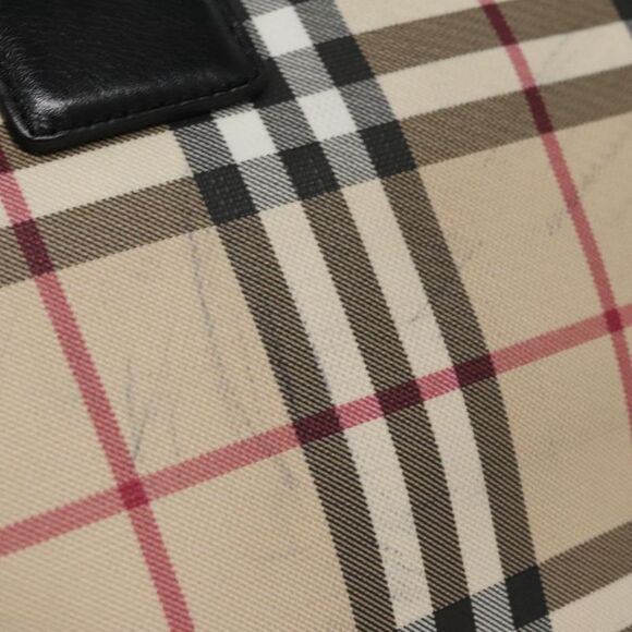 Burberry Nova Check Beige Canvas Tote Bag (Pre-Owned) - Picture 9 of 16